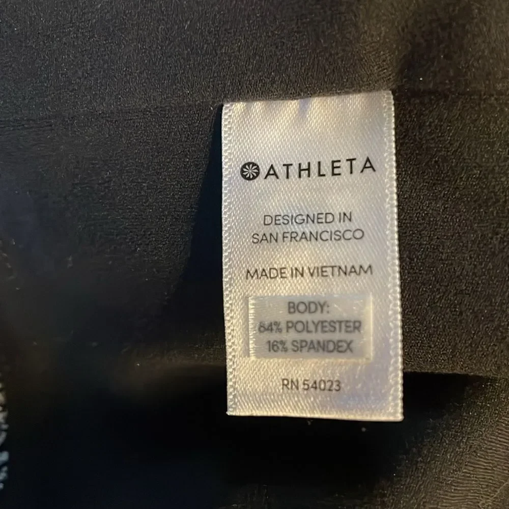 ATHLETA Elation Glades mid-rise black/gray leggings tight S